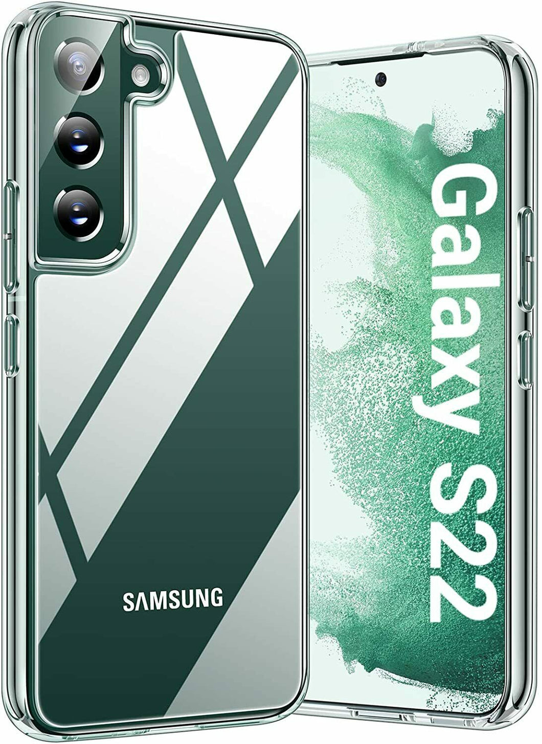 Samsung Galaxy S22 5G Case Clear Silicone Ultra Slim Gel Cover