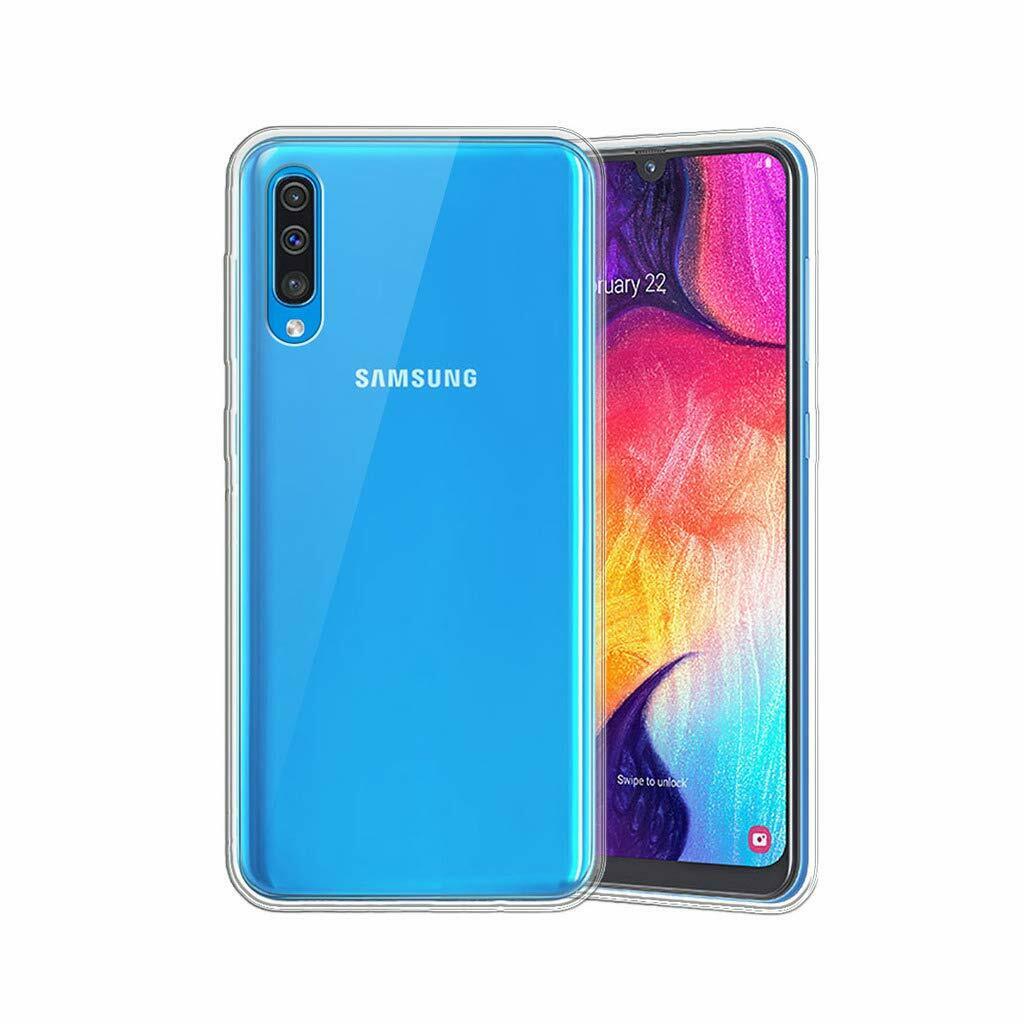 Samsung Galaxy A50 Case Clear Silicone Ultra Slim Gel Cover