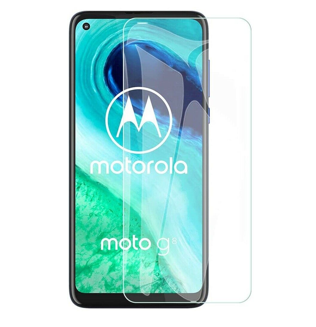 Motorola Moto G8 Tempered Glass Screen Protector Case Friendly