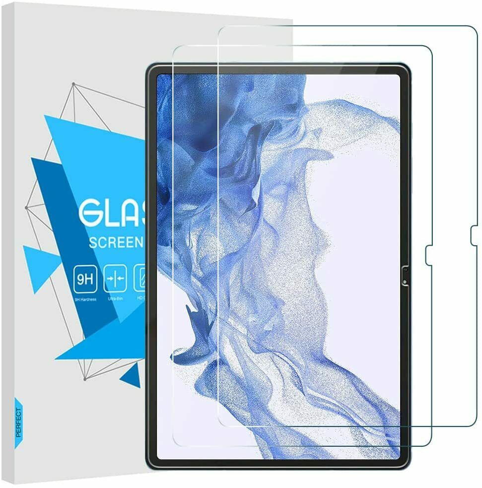 (2 Pack) Samsung Galaxy Tab S8+ (Plus) Glass Screen Protector SM-X800