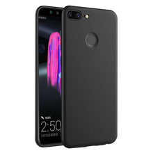 Huawei Honor 9 Lite Case Slim Silicone Ultra Soft Gel Cover - Matte Black