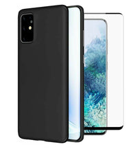 Samsung Galaxy S20 Case Slim Gel Cover & Full Glass Screen Protector