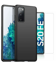 Samsung Galaxy S20 FE / 5G Case Slim Silicone Cover & Glass Screen Protector
