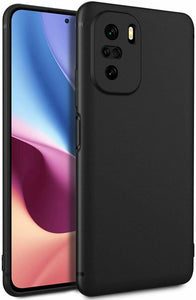 Xiaomi Poco F3  Case Slim Soft Silicone Gel Cover - Matte Black