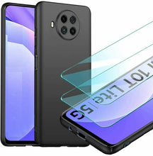 Xiaomi Redmi Note 9 Pro 5G Case Slim Hard Cover & Glass Screen Protector