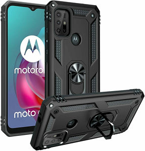 Motorola Moto G30 Case Kickstand Shockproof Ring Cover