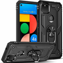Google Pixel 4a Case Kickstand Shockproof Ring Cover