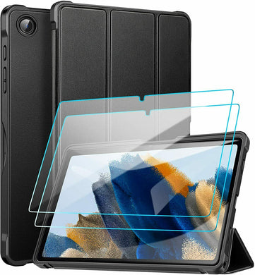 Samsung Tab A8 10.5 (2021) Case Cover & Glass Screen Protector X200 X205