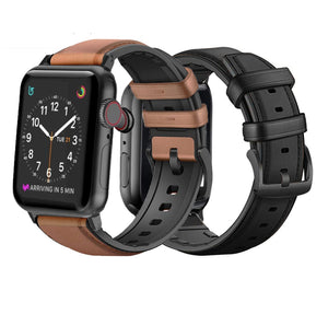 Apple Watch Series 6 Strap Leather Watch Band