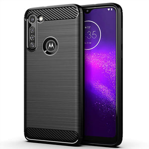 Motorola Moto G8 Power Case Carbon Fibre Black