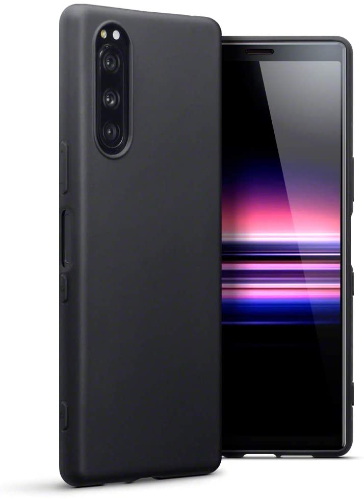 Sony Xperia 5 II Case Soft Gel Matte Black