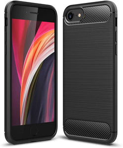 Apple iPhone SE (2020) Case Carbon Fibre Black