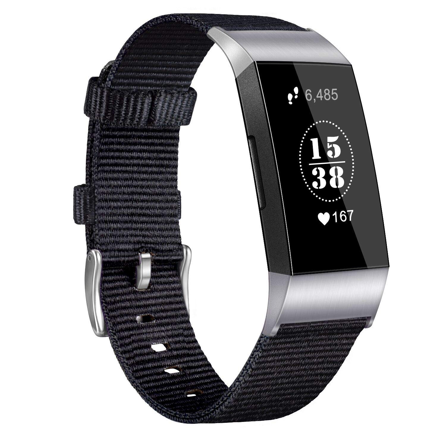 Woven Nylon Band for Fitbit Charge 4 & Charge 3