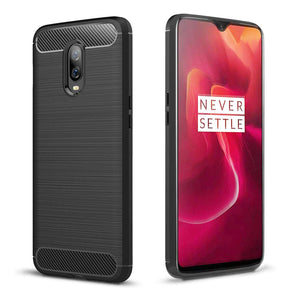 OnePlus 6T Case Carbon Fibre Black - YourGadget 