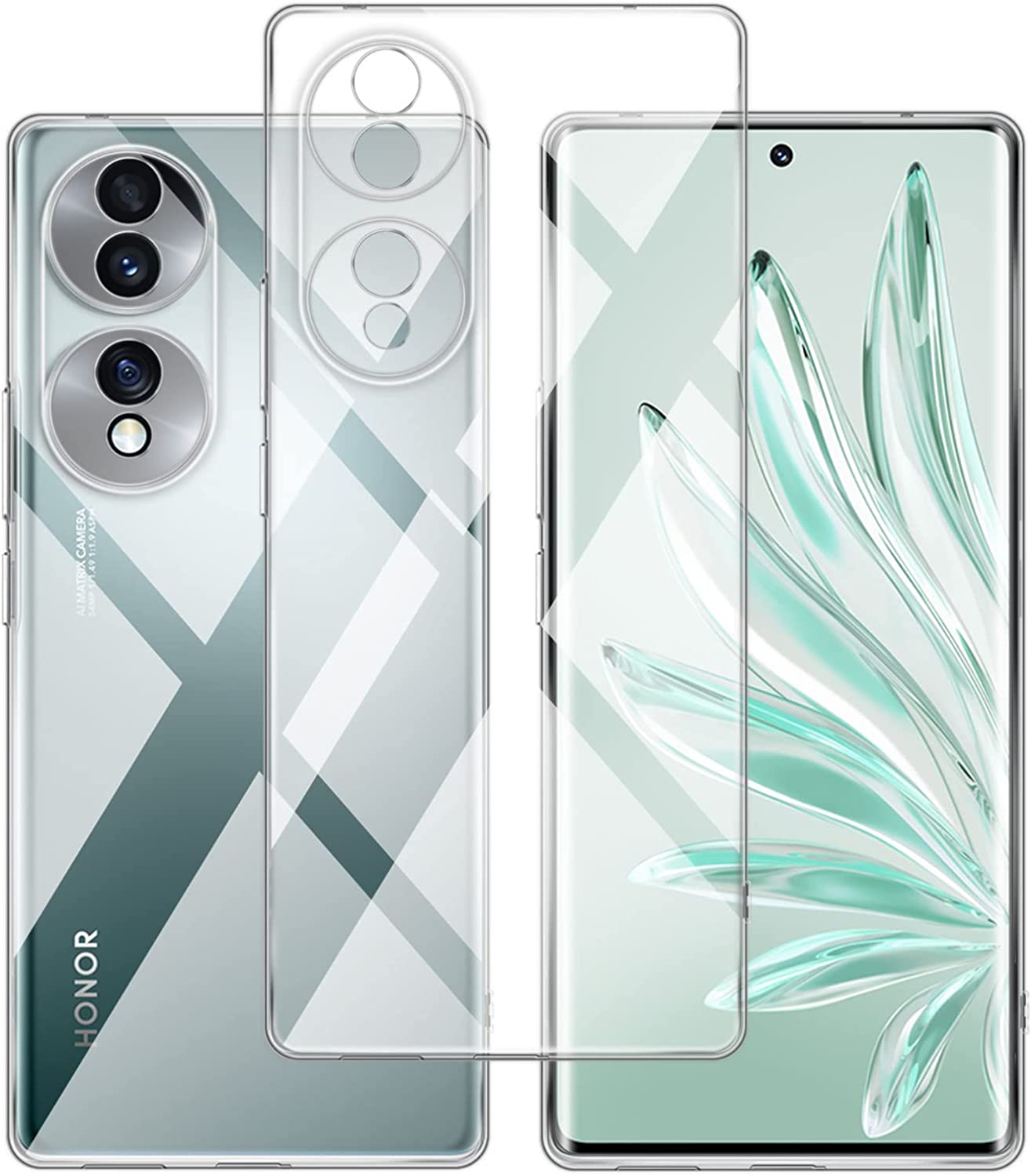 Honor 70 Case Clear Gel Phone Cover