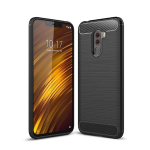 Xiaomi Pocophone F1 Case Carbon Fibre Black - YourGadget 
