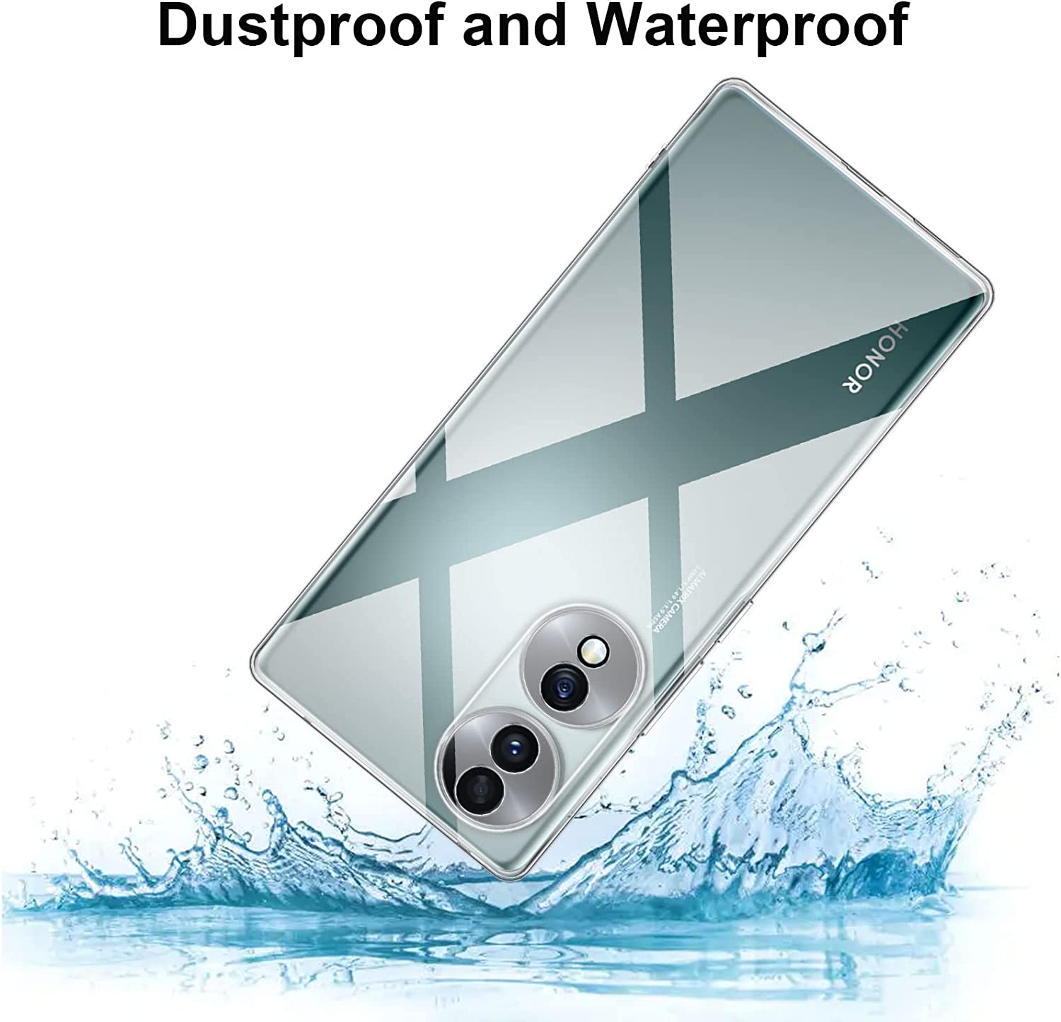 Honor 70 Case Clear Phone Cover & Screen Protector