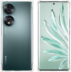 Honor 70 Case Clear Silicone Shockproof Gel Phone Cover