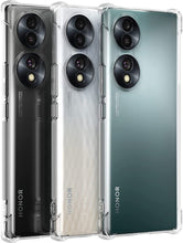 Honor 70 Case Clear Silicone Shockproof Gel Phone Cover