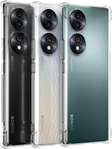 Honor 70 Case Clear Silicone Shockproof Gel Phone Cover