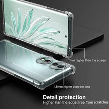 Honor 70 Case Clear Silicone Shockproof Gel Phone Cover