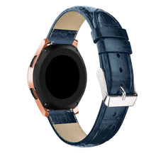 Samsung Galaxy Watch 42mm Crocodile Leather Watch Band Strap - YourGadget 
