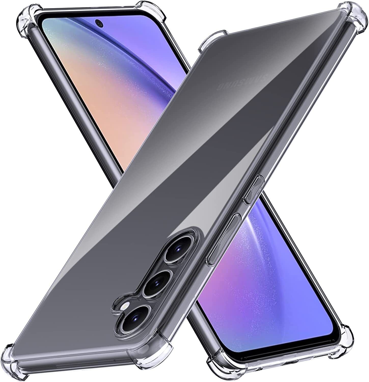 Samsung Galaxy A54 5G Case Clear Silicone Shockproof Gel Phone Cover