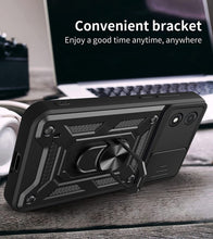 For Motorola Moto E13 Case Shockproof Ring Stand Phone Camera Lens Cover