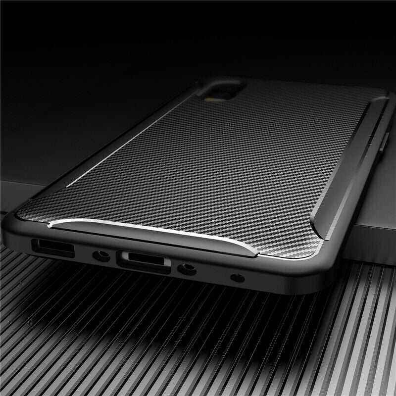 Samsung Galaxy Xcover Pro Case Carbon Fibre Phone Cover