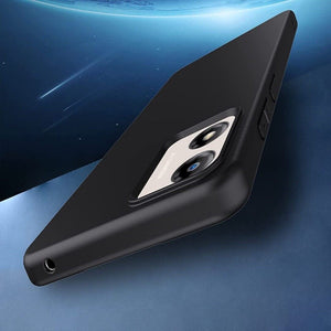 Motorola Moto E13 Case Black Gel Phone Cover And Screen Protector