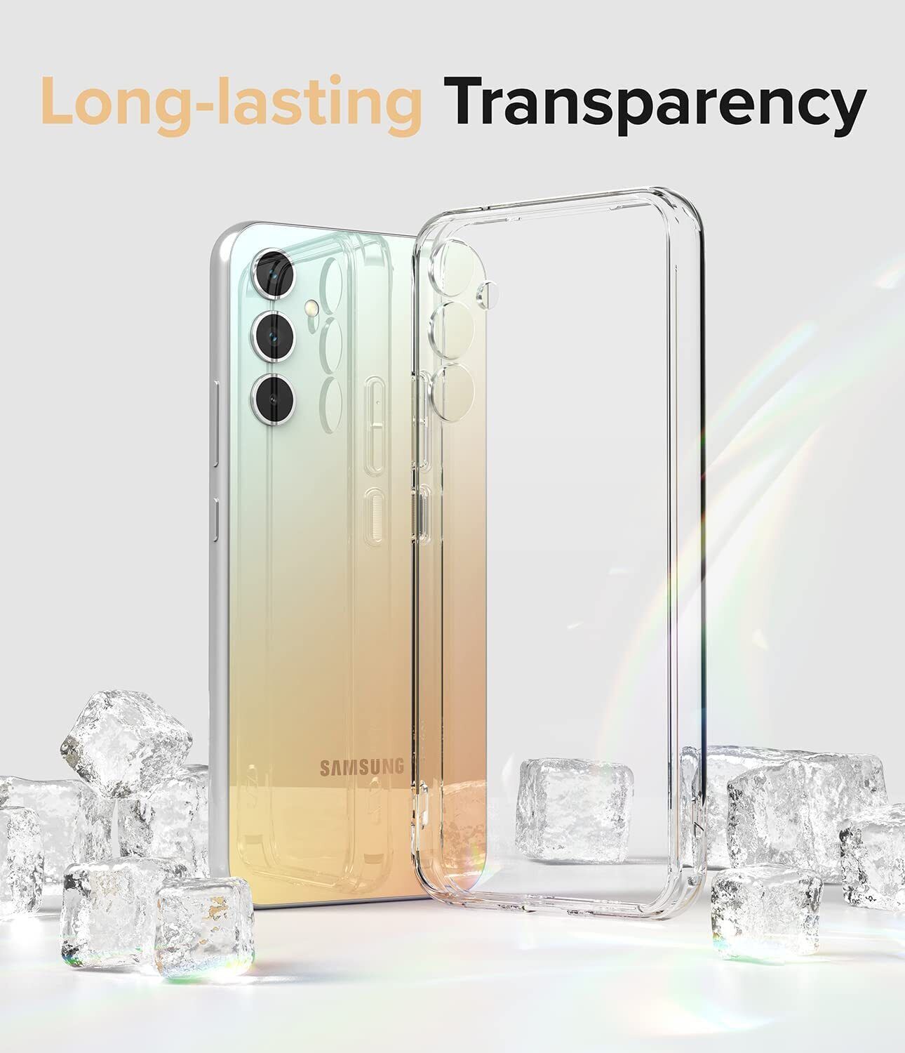 Samsung Galaxy A34 5G Case Clear Gel Phone Cover