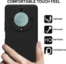 Honor Magic 5 Lite Case Matte Soft Black Gel Phone Cover