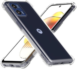 Motorola Moto G73 Case Clear Phone Cover & Screen Protector
