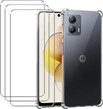 Motorola Moto G73 Case Clear Phone Cover & Screen Protector