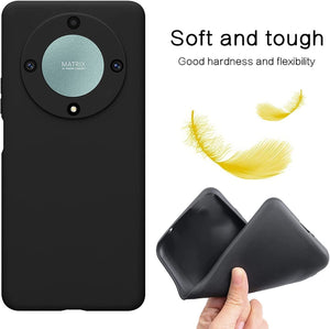 Honor Magic 5 Lite Case Matte Soft Black Gel Phone Cover