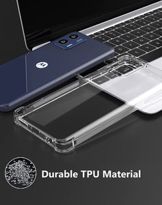 Motorola Moto G73 Case Clear Phone Cover & Screen Protector
