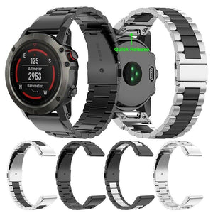 Garmin Fenix 5 Strap Stainless Steel Band