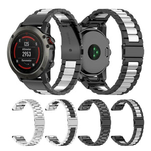 Garmin Fenix 5X Plus Strap Stainless Steel Band