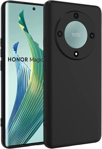 Honor Magic 5 Lite Case Matte Soft Black Gel Phone Cover