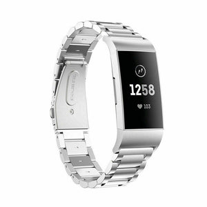 Fitbit Charge 3 Strap Stainless Steel Band